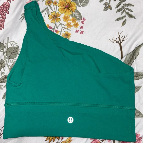 lululemon athletica Other - Lululemon Align Green One-Shoulder Top/Bra